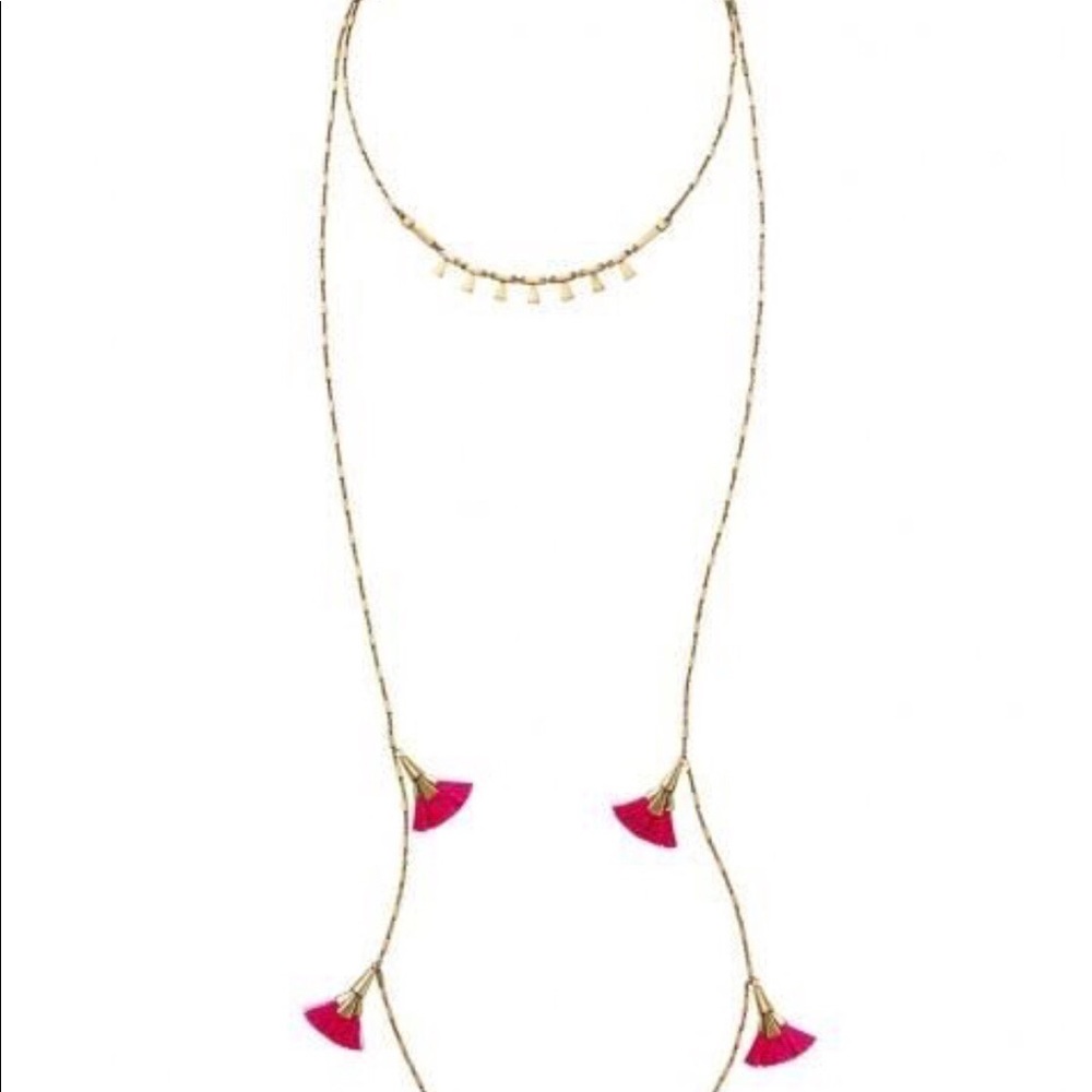 Stella & Dot tassel necklace
